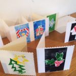 Relief printing cards with Alan Birch