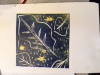 Lino printing with Alan Birch.