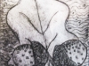 Acorn print with workshop at Manchester Museum with Alan Birch.
