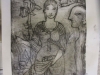 Prints based on portraits from Whitworth collection with Alan Birch