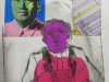 Victorian portraits transformed into Pop art prints with Alan Birch.