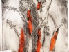 Drypoint print workshop. Whitworth with Alan Birch.