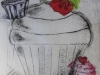 chine collie print. Alan Birch print workshops in school.