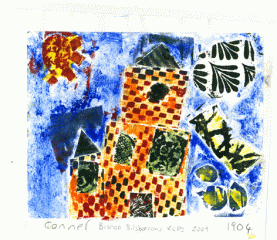 Collograph. Bishop Bilsborrow Primary School