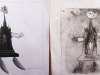 drawing and collage.
