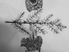 Collage from natural forms . Workshop with Alan Birch
