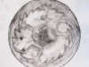 Circular intaglio plates from Cheadle Hulme High School. Working with Alan Birch inspired by the work of Cornelia