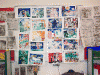 Display of prints by Wilbraham pupils