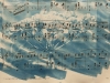 Image by Loraine Waites printed on musical score