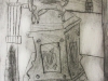 Print inspired by Canaletto painting of St Marks Square. Venice