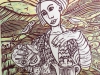 karen vine linocut